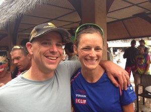 100% focus during the race, 100% smiles after